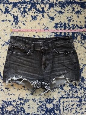 Lucky Brand Black Distressed Denim Cutoff Shorts